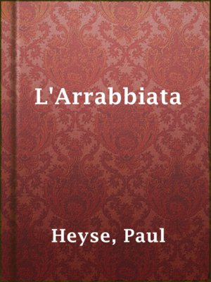 cover image of L'Arrabbiata